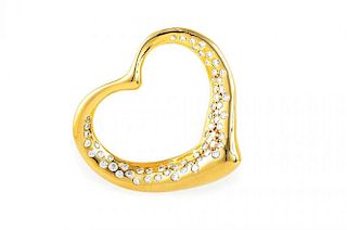 A Diamond Heart Pendant, by Elsa Peretti for Tiffany & Co.