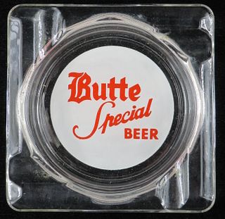 1945 Butte Special Beer Glass Ashtray Butte, Montana