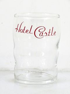 1960 Hotel Castle Omaha  Nebraska 3¾ Inch Tall Drinking Glass
