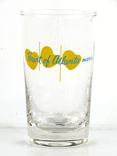 1964 Heart of Atlanta Hotel  Georgia 4¾ Inch Tall Drinking Glass