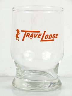 1960 TraveLodge Hotel 4¼ Inch Tall Drinking Glass