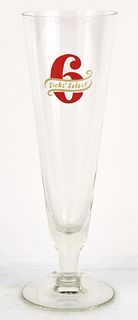 1951 Sick's Select Beer 8½ Inch Tall Stemmed ACL Drinking Glass Spokane, Washington