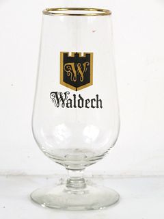 1969 Waldech Beer 6 Inch Tall Stemmed ACL Drinking Glass Saint Paul, Minnesota