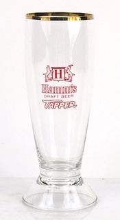 1965 Hamm's Draft Beer 6⅓ Inch Tall Drinking Glass Saint Paul, Minnesota