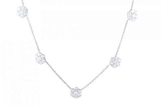 A Fleurette Diamond Necklace, by Van Cleef & Arpels