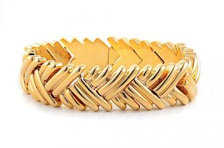 A Vintage Gold Bracelet, by Tiffany & Co.