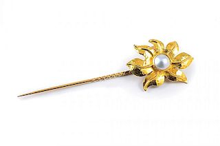 A Flower Stickpin, by Elizabeth Gage