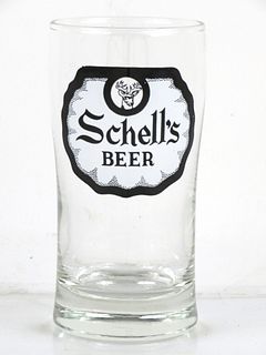 1962 Schell's Beer ACL Drinking Glass New Ulm, Minnesota