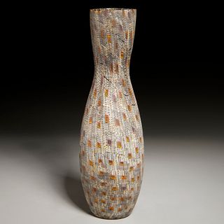 Giles Bettison, large glass vase, 1999