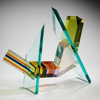 Michael Taylor, glass sculpture, 1989