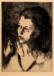 Raphael Soyer (1899-1987) Girl at Window, 1941