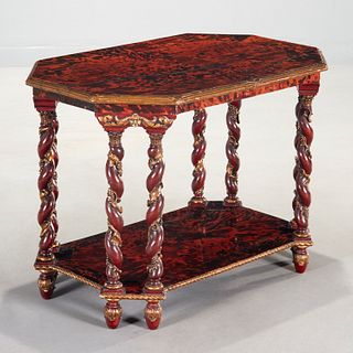 Maison Franck (attrib), two-tier occasional table