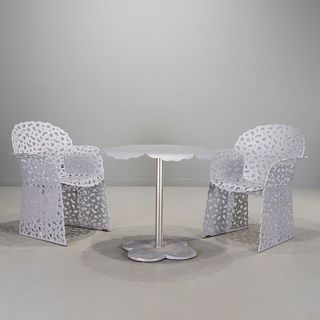 Richard Schultz, 'Topiary' cafe table and chairs