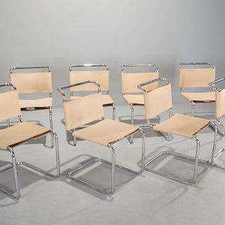 Marcel Breuer, (8) B33 side chairs