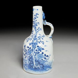 Antique Chinese blue and white porcelain jug