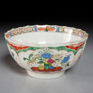 Worcester 'Bengal Tiger' waste bowl, 18th c.