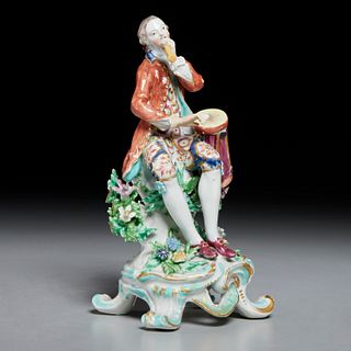 Bow figure of a musician, 18th c.