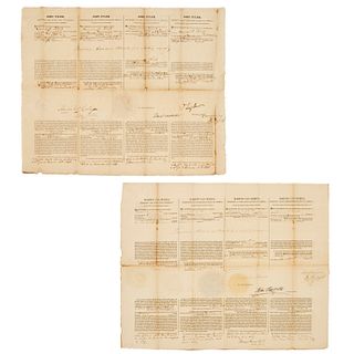 Van Buren, Tyler, documents signed as President