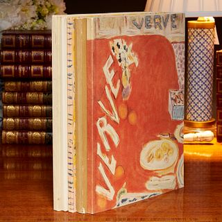 Verve, (5) Vols., lithographs by Miro, Matisse etc