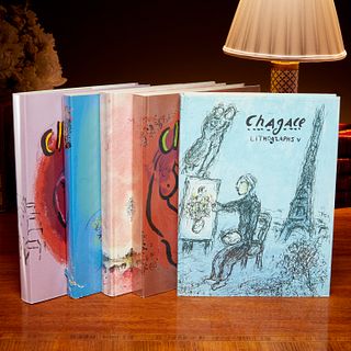 Chagall Lithographs, Vols. I, II, IV, V, VI