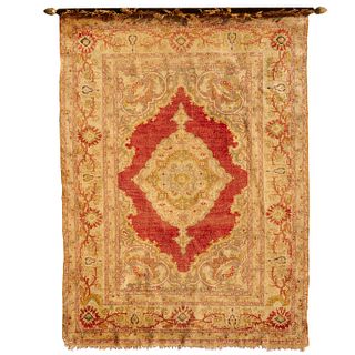Old Hereke silk rug