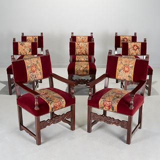 Set (8) Schmieg & Kotzian dining chairs