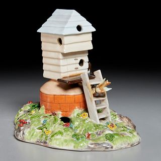 Meissen model of a birdhouse, 18th c.
