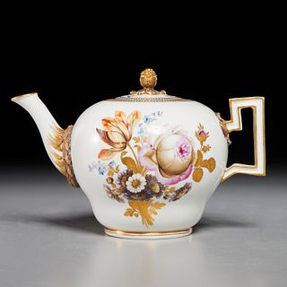 Meissen Marcolini teapot and cover, 18th c.