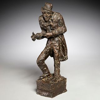 Arbit Blatas, patinated bronze sculpture