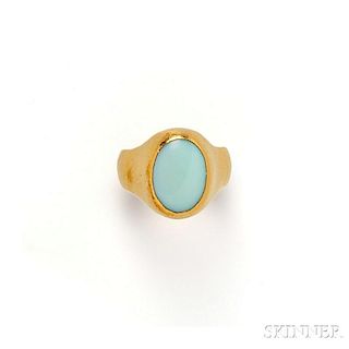22kt Gold and Peruvian Opal Ring, Gurhan