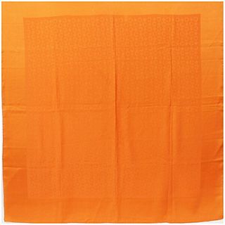 Celine Silk Scarf Muffler Macadam Pattern Orange CELINE | Ladies