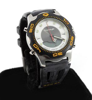MEN'S FREESTYLE STAINLESS NIGHT VISION WRIST WATCH