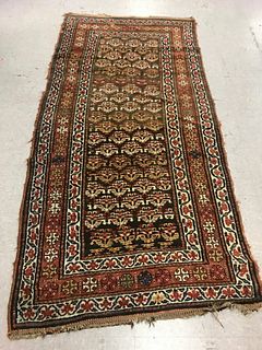Antique Kurdish carpet, 89" x 42"