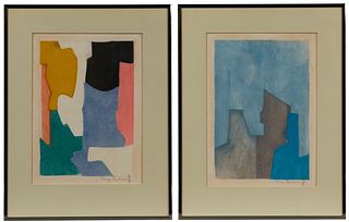 Serge Poliakoff (Russian, 1906-1969) Color Etchings