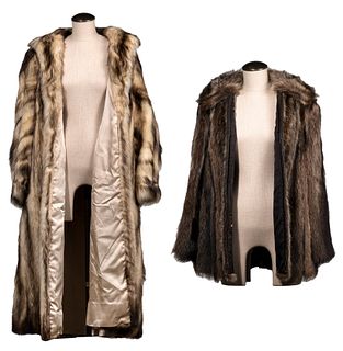 Fitch and Raccoon Fur Coats