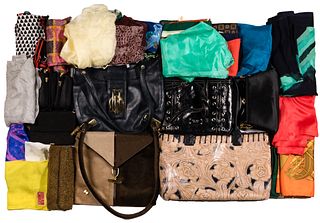 Handbag and Scarf Assortment