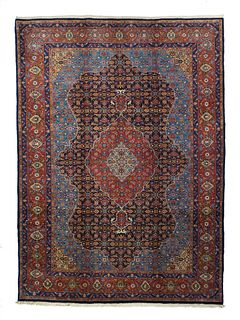 Vintage Tabriz Rug, 7'6'' x 10'3'' (2.29 x 3.12 M)