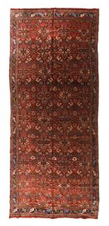 Antique Bidjar Rug, 7’6" x 18’6” (2.29 x 5.64 M)