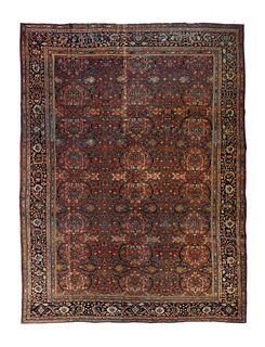Antique Farahan Sarouk Rug, 8' x 10’8” (2.44 x 3.25 M)