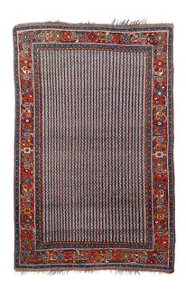 Antique Afshar Rug, 4’ x 6'3" (1.22 x 1.91 M)