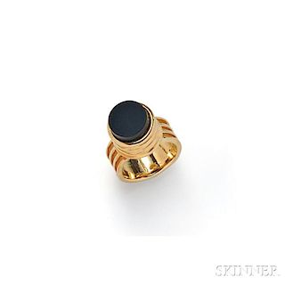 18kt Gold and Onyx Ring, Cartier