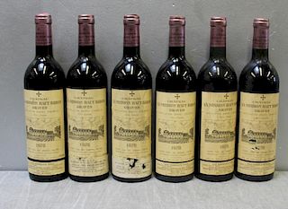 6 Bottles Chateau La Mission Haut Brion 1978 Wine.