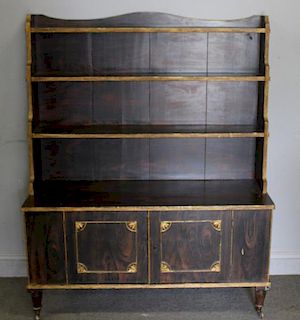19th Century 2 Drawer Open Front Etagere.