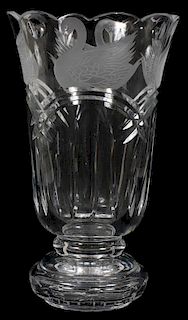 WATERFORD LIMITED EDITION CUT CRYSTAL VASE