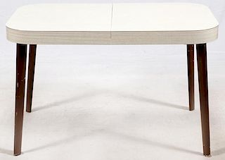 FORMICA TOP DINING TABLE MID 20TH CENTURY