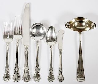 TOWLE OLD MASTER STERLING FLATWARE 73 PCS