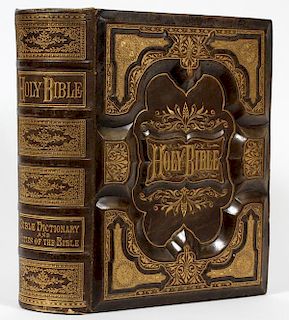 HOLY BIBLE CIRCA 1900