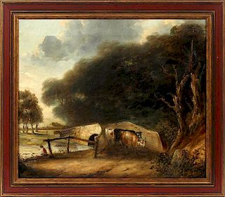 18TH/19TH CENTURY OIL ON CANVAS