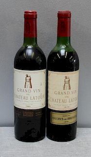 2 Bottles Grand Vin De Chateau LaTour Wine.