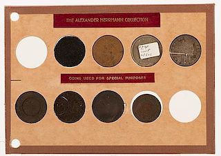 Collection of Trick Coins Said to be the Property of Alexander Herrmann